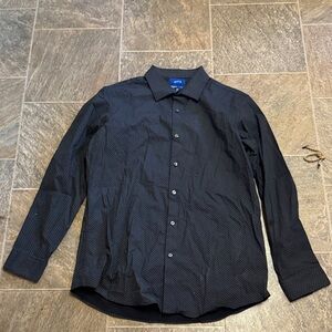Apt. 9 Men's Black Textured Dress Shirt